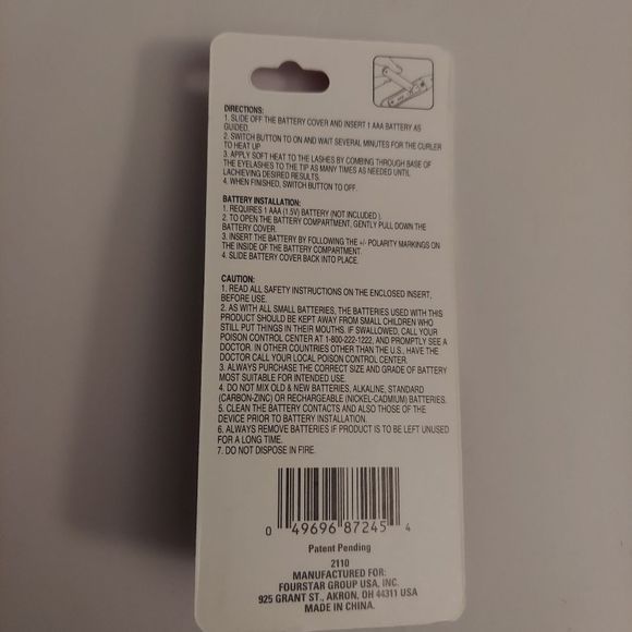 Heated
Eyelash Curler Comb NWT - Picture 2 of 3